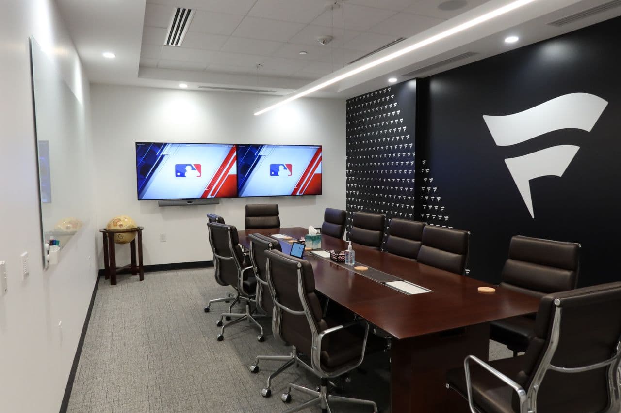 Fanatics completed commercial painting and wallcovering project