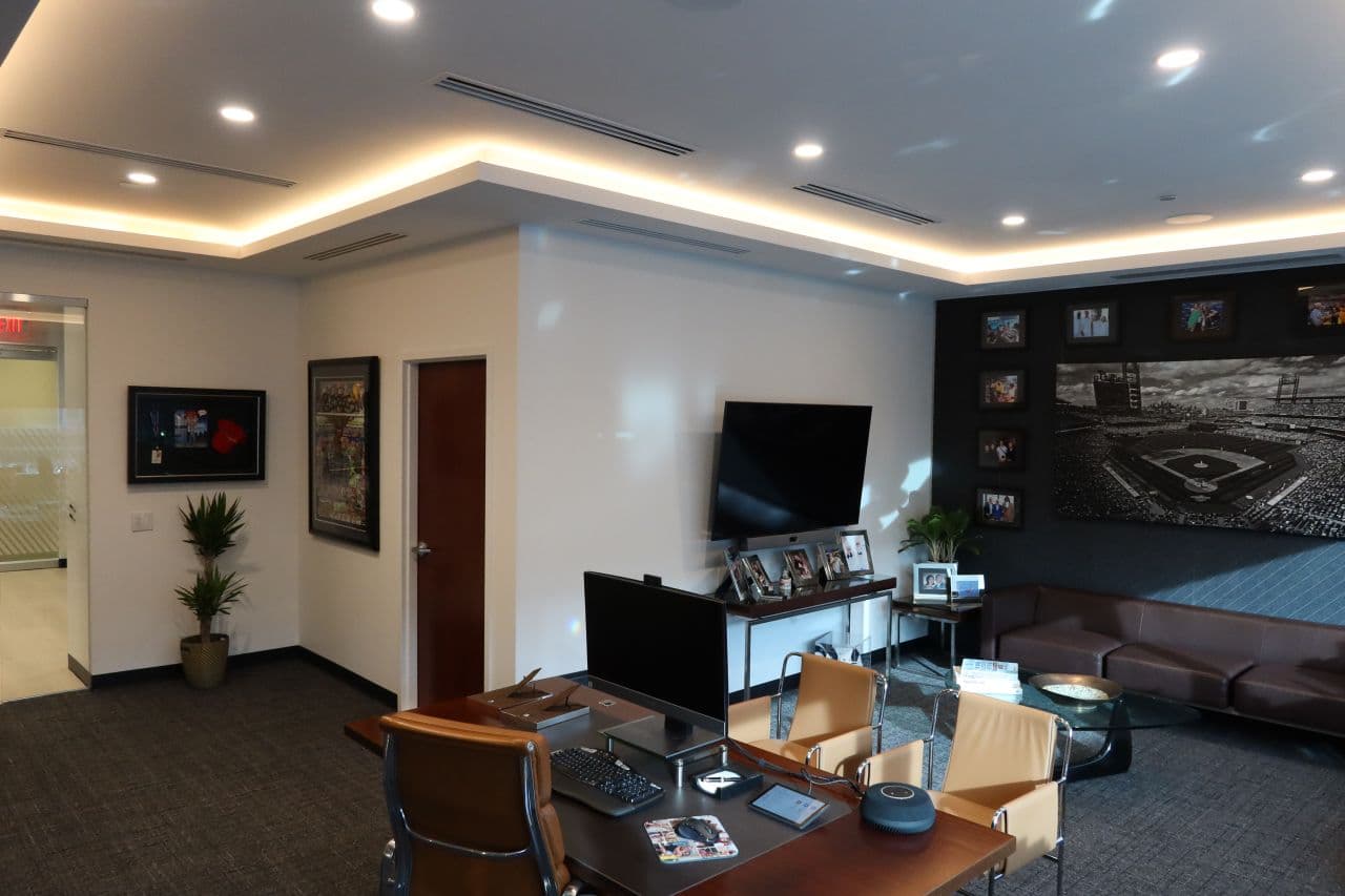Fanatics completed commercial painting and wallcovering project