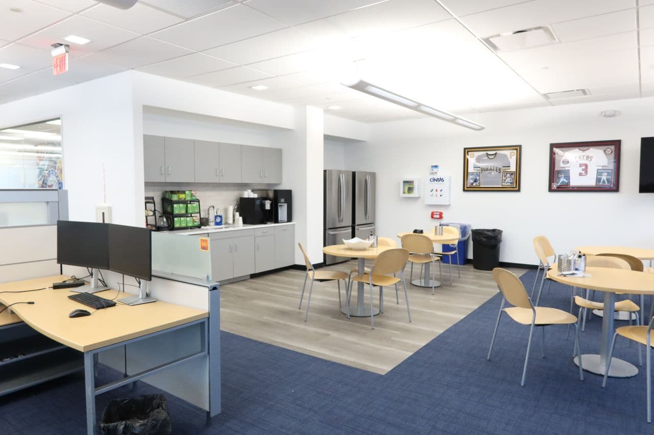 Fanatics completed commercial painting and wallcovering project