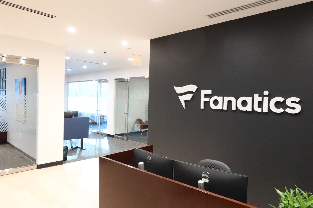 Fanatics completed commercial painting and wallcovering project