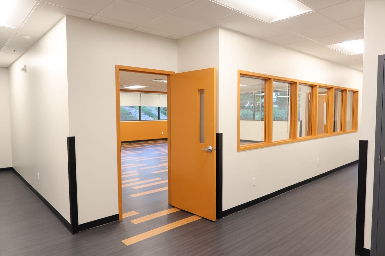 Kingsway Learning Center completed commercial painting and wallcovering project