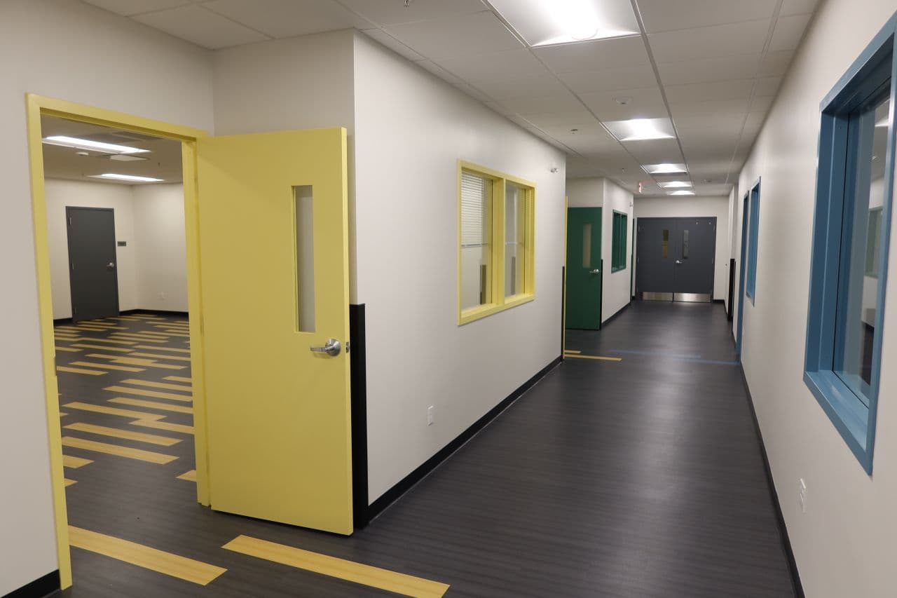Kingsway Learning Center completed commercial painting and wallcovering project